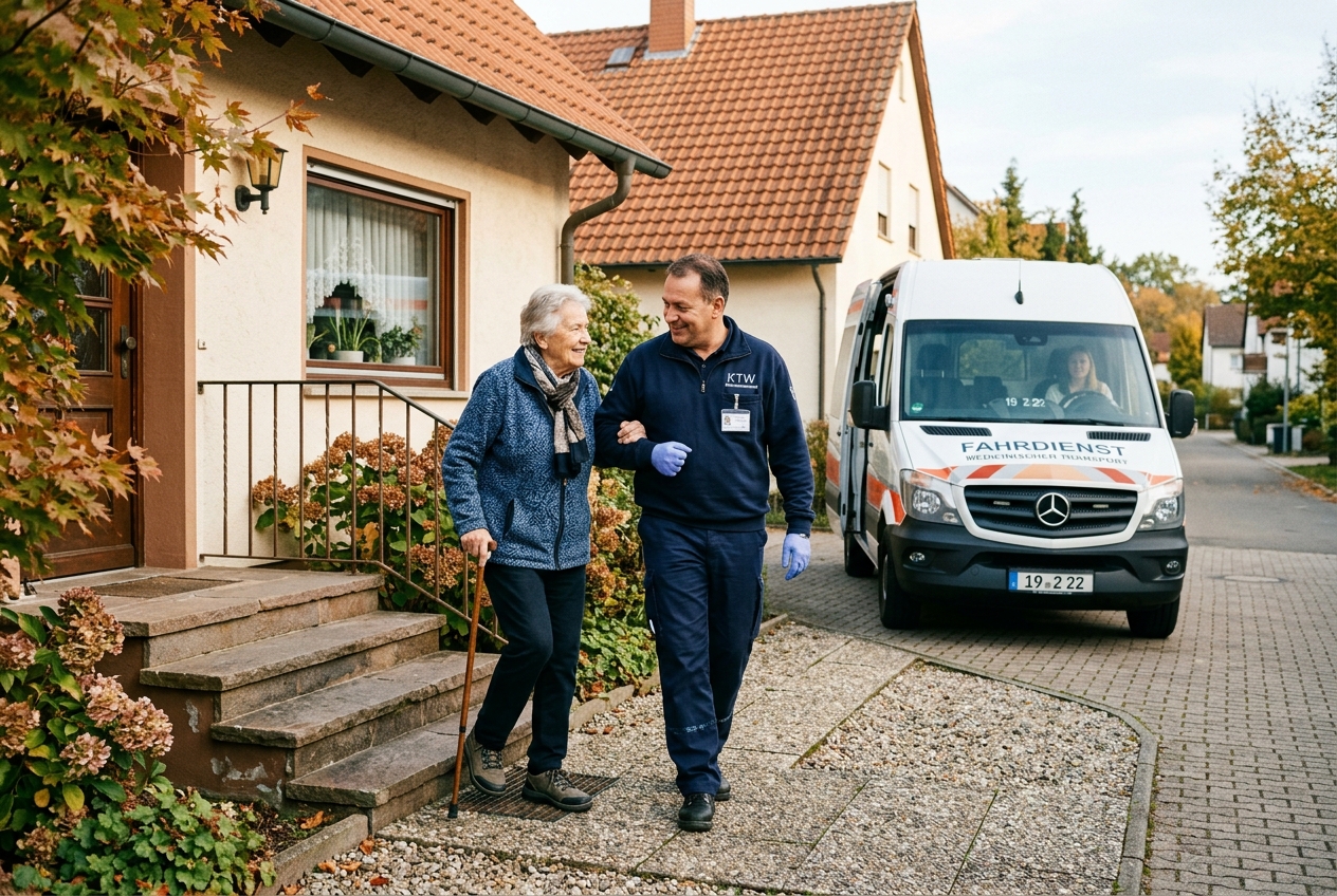 Persönlicher Begleitservice an der Haustür in Düsseldorf
